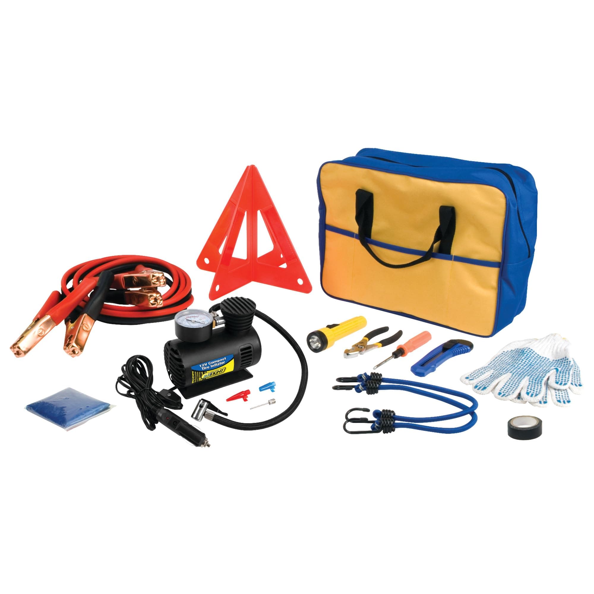 Performance Tool 60220 Premium Roadside Emergency Kit With Jumper Cables