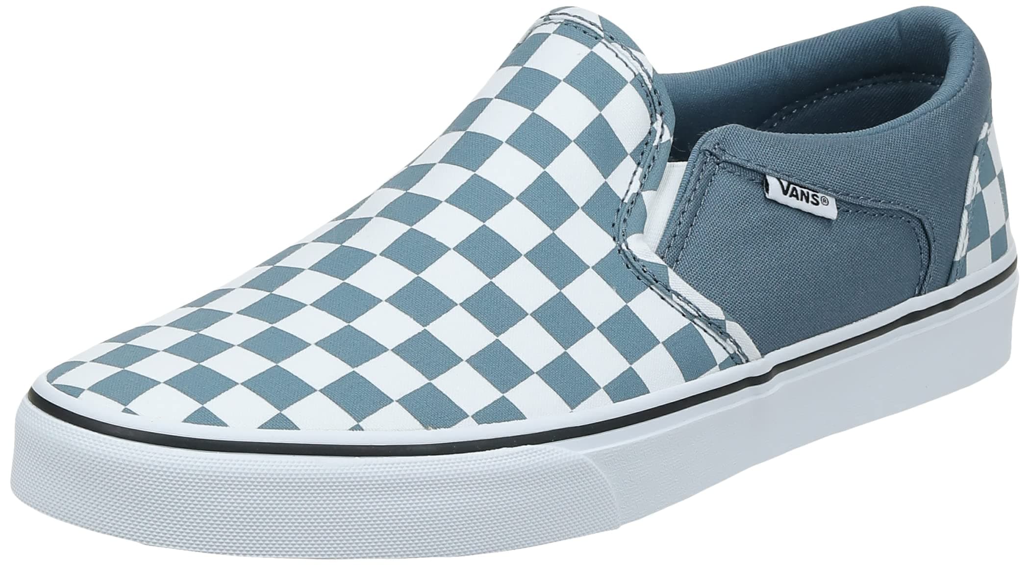 VANS Mens Asher CHB BLK/WHT Sneakers