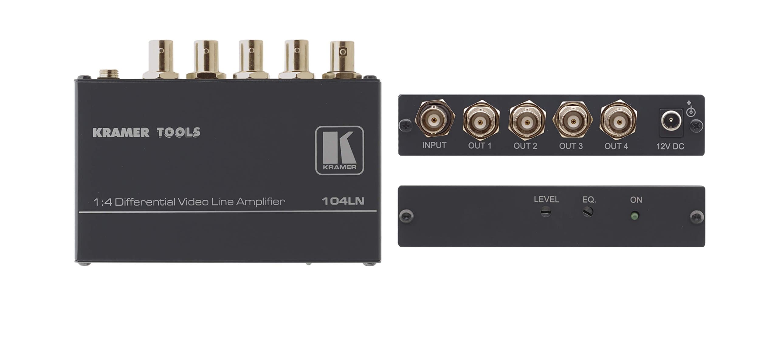 Kramer 104LN 1:4 Composite Video Differential & Line Amplifier