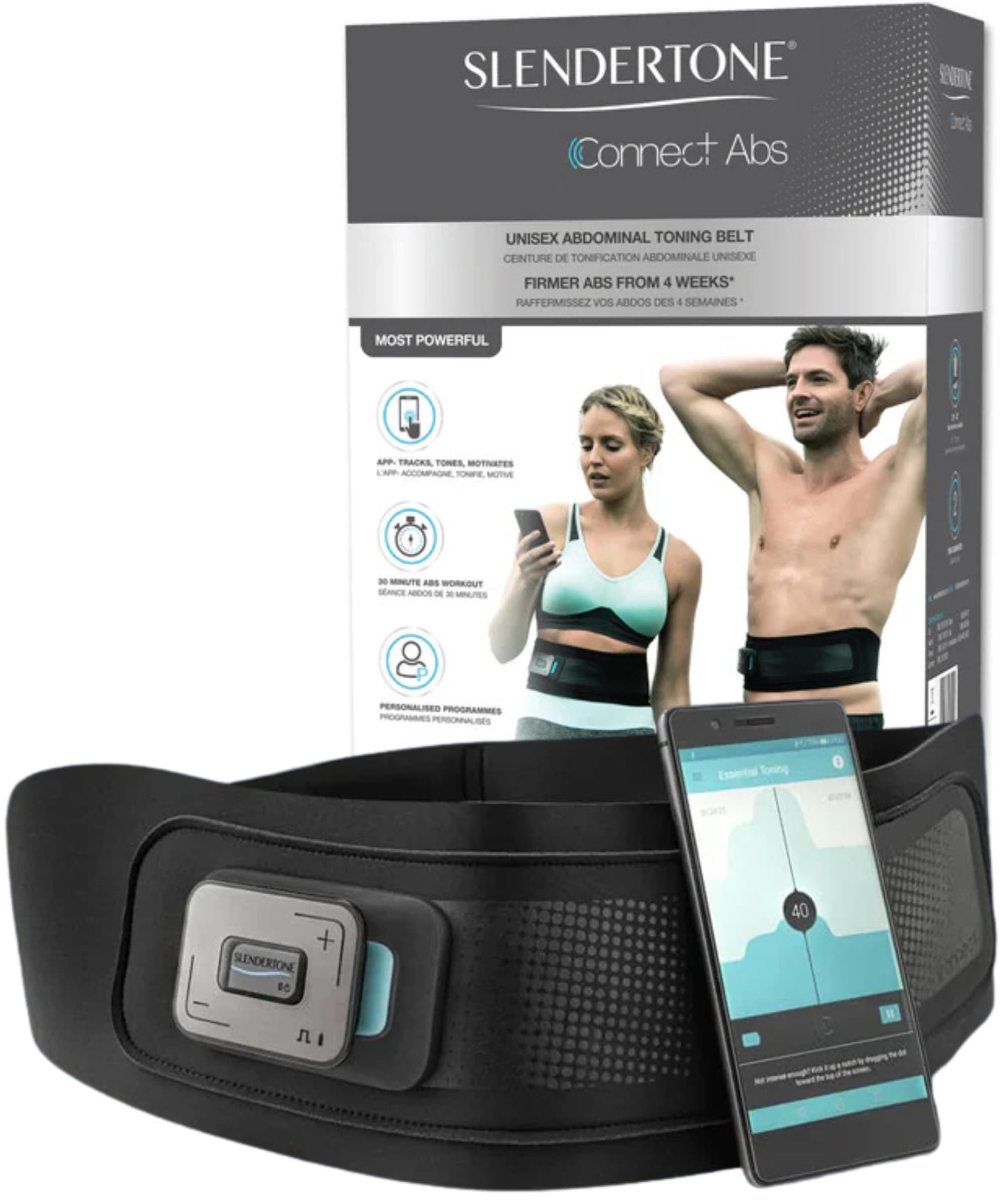 SlendertoneUnisex Connect Abs App Driven Toning Belt