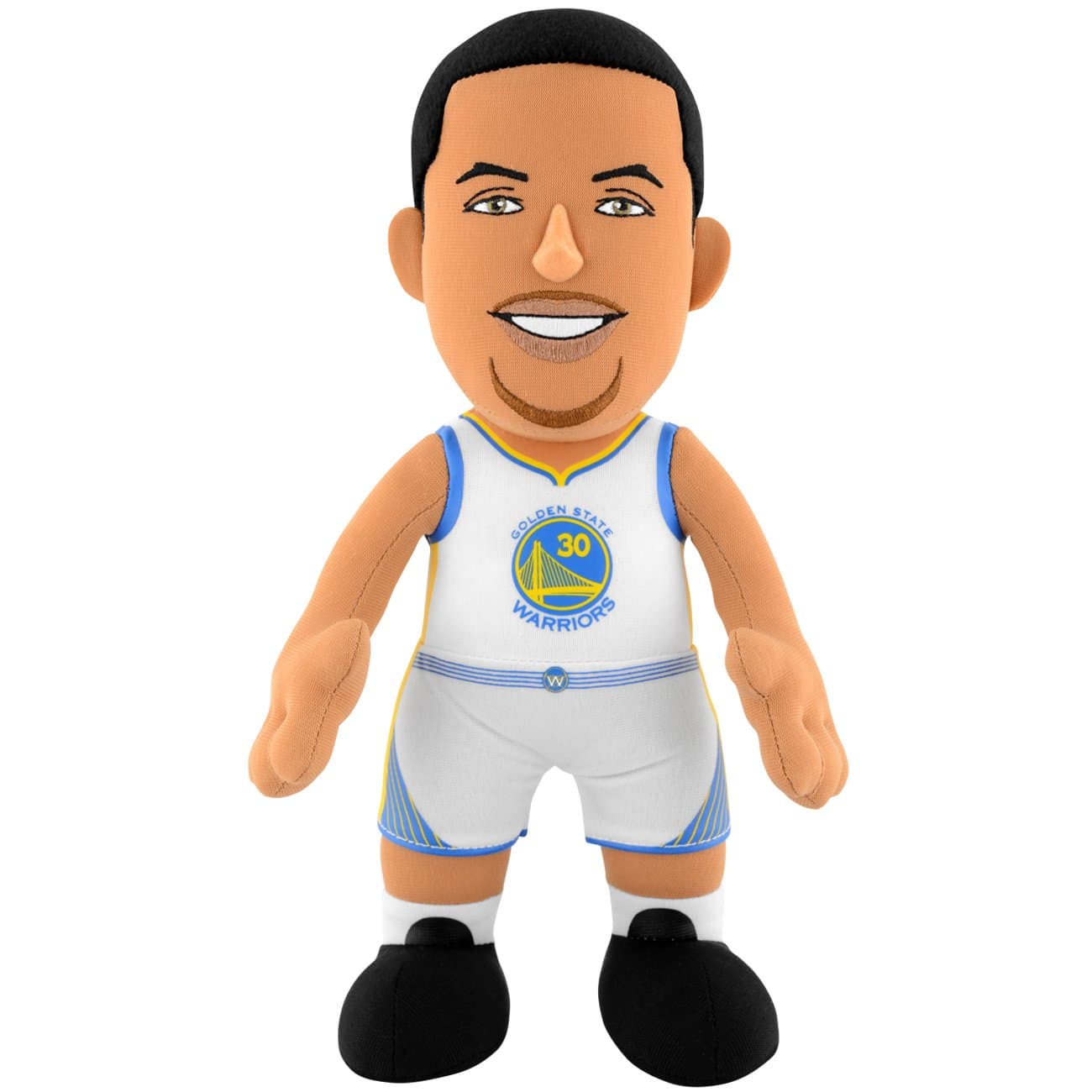 Poupluche Steph Curry 10' White Jersey - 2016/17 Warriors