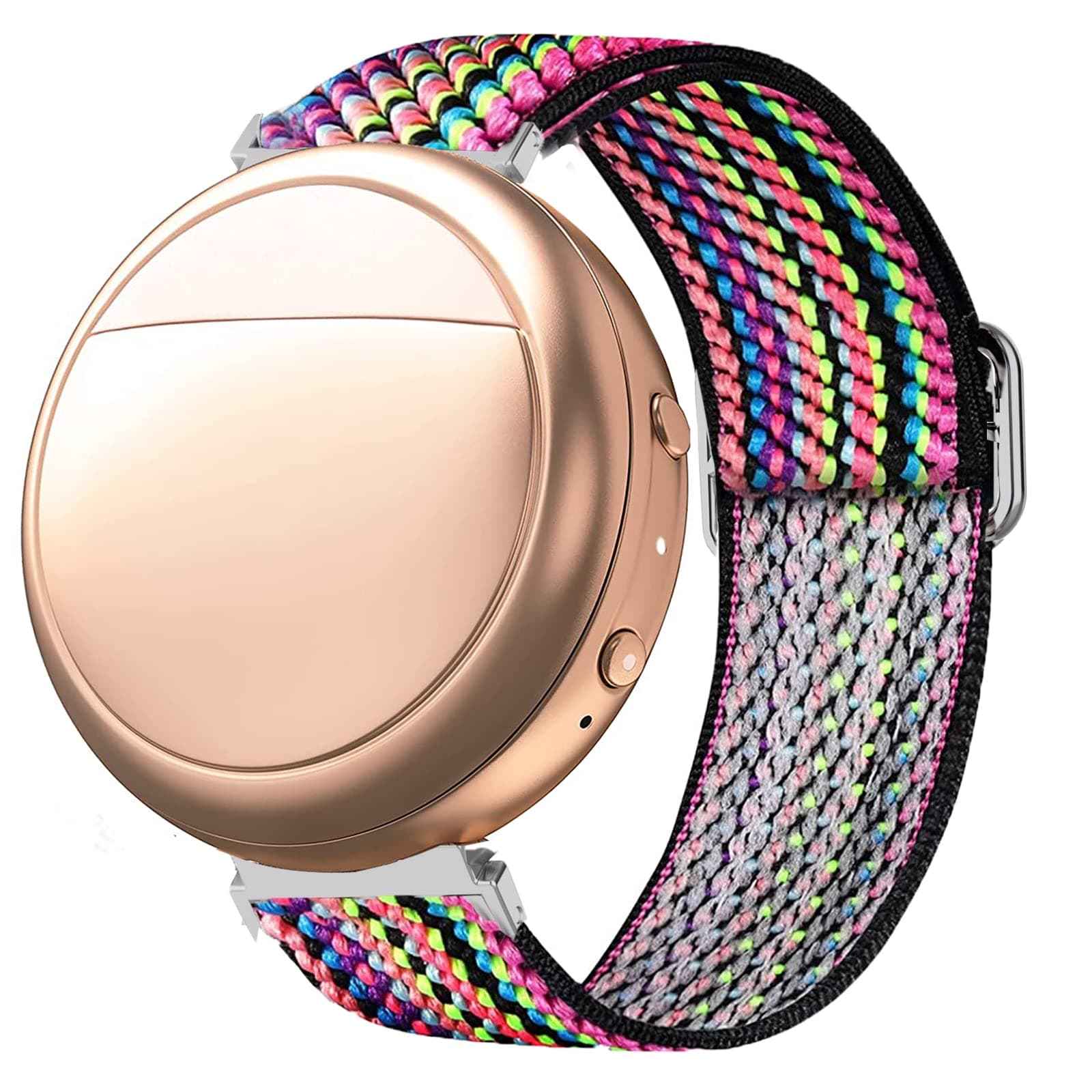 LamshawCompatible for Embr Wave 2 Band, 18mm Stretch Elastics Nylon Adjustable Replacement Strap Accessories Compatible for Embr Wave 2 Thermal Wristband