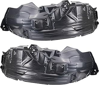 TRQ Driver and Passenger Side Inner Fender Liner Set Compatible with 2005-2015 Nissan Xterra