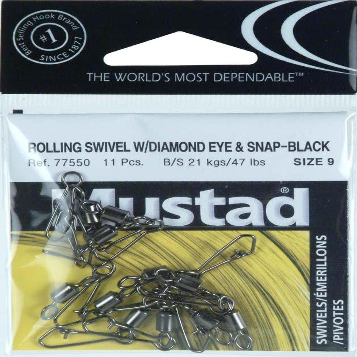 OMUSTD DIAMOND EYE W/SNAP SZ9 11PK