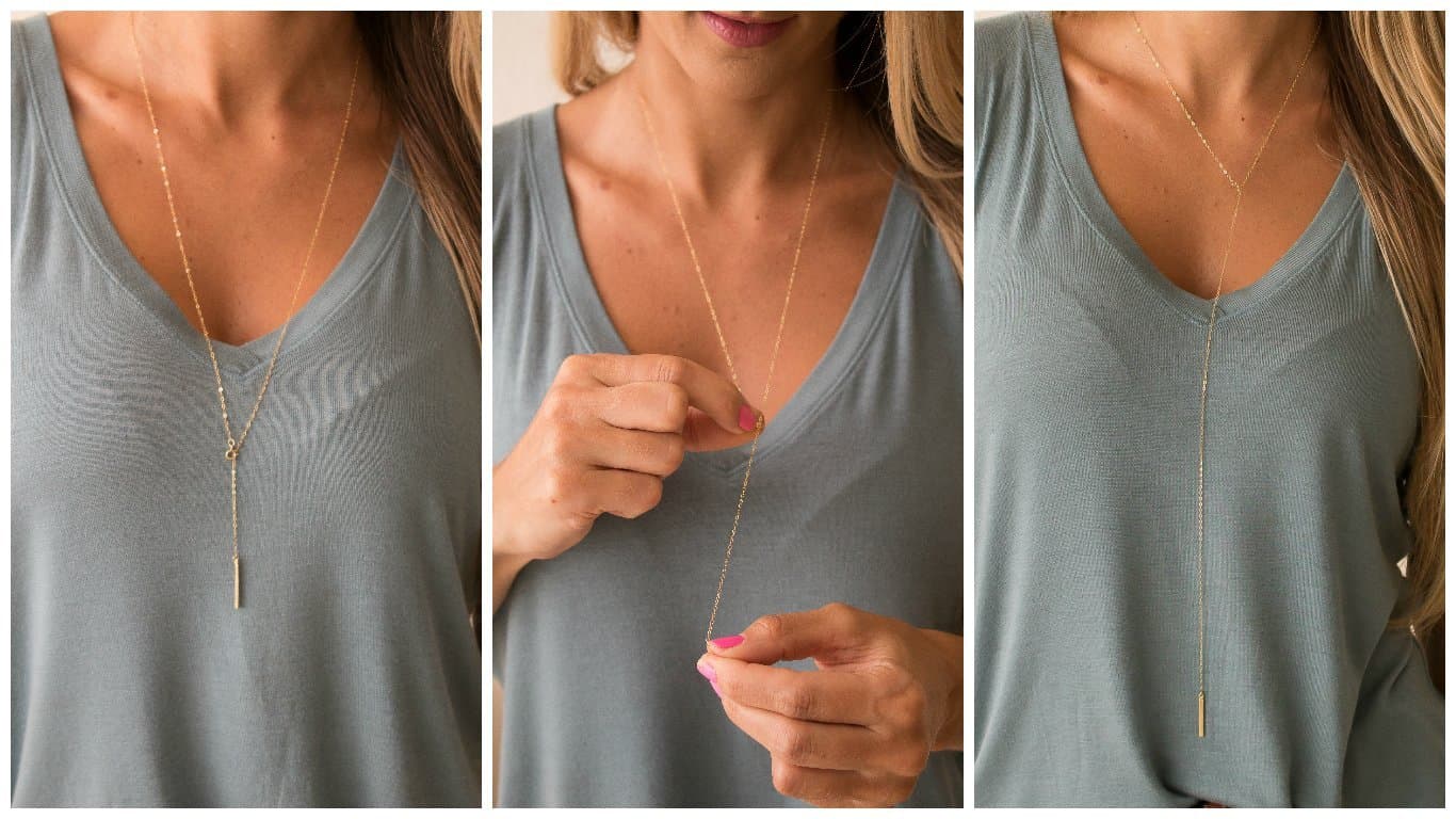 Long Dainty Front or Back Drop Y Bar and Crystal Lariat Necklace, Back Necklace, Backdrop Necklace, Bar Drop Y Necklace, Wedding Necklace