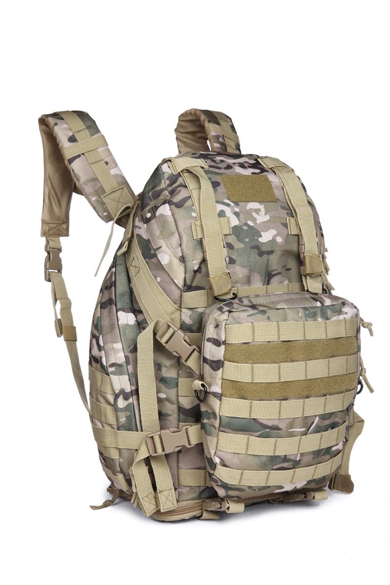 OUTGEAR Tactical Military Backpack Rucksacks Multipurpose Crew Cab Combat Daypack Backpack with Grenade Survival Kit for Travel Hiking Climbing School Outdoor Sports