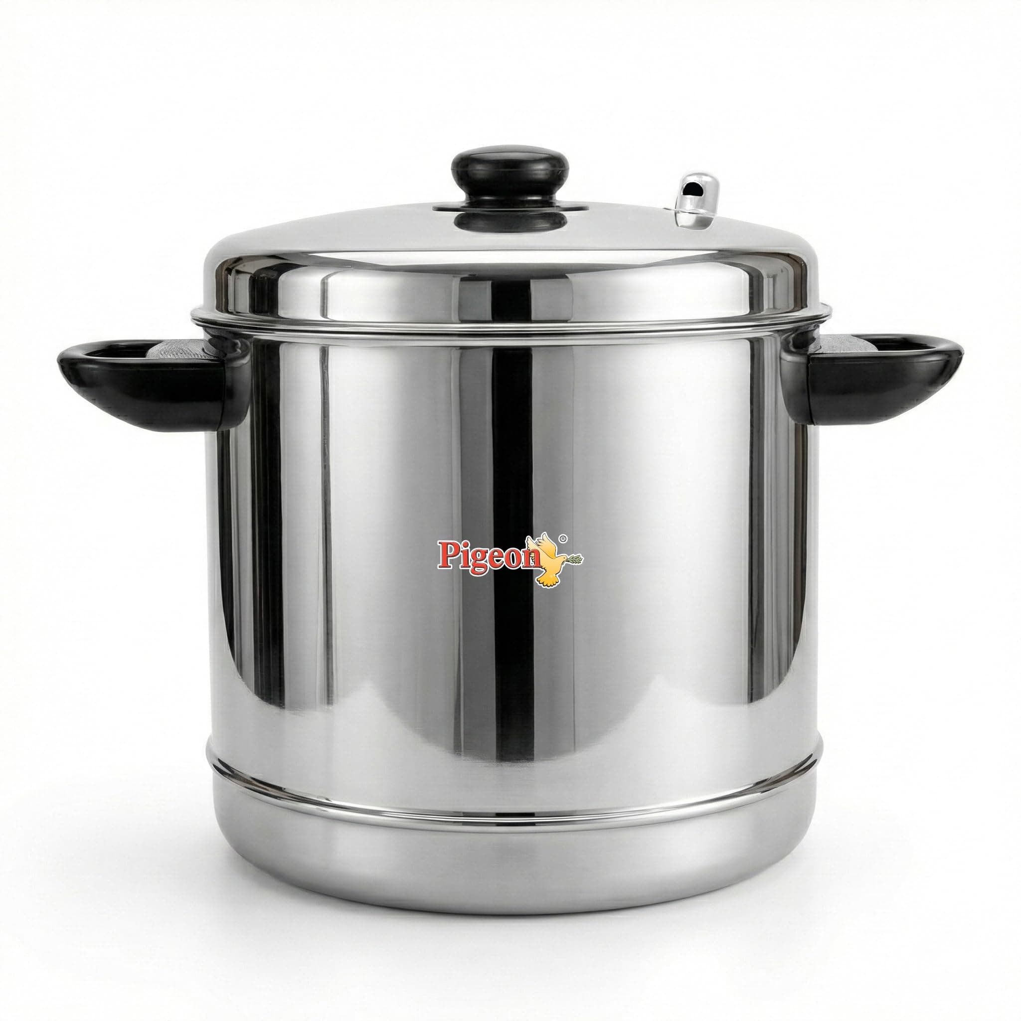 Pigeon Silver Idly Maker, 6 Plates, Stainless Steel, Round Shape