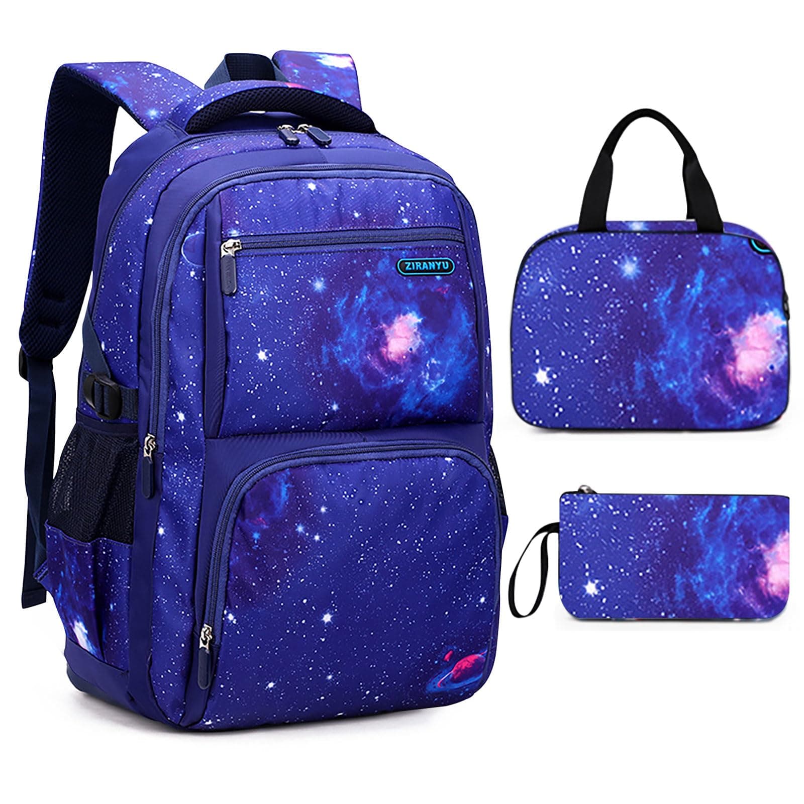 URbazaar Boy Starry Sky Printed Primary Junior High University School Bag Bookbag,Backpack,Casual Shoulder Bag Travel Rucksack