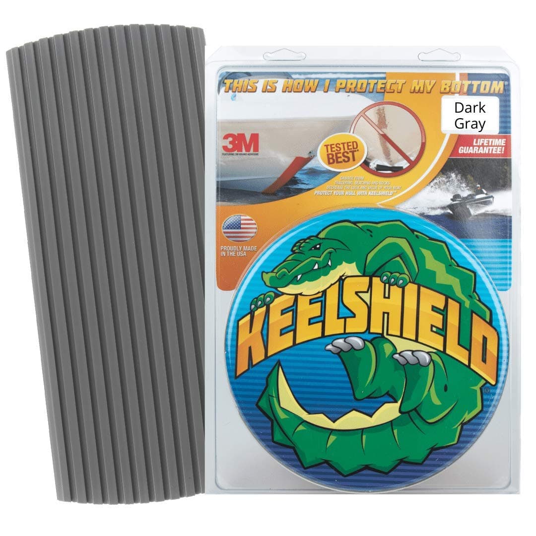 Gator Guards KeelShield Keel Guard - Helps Prevent Damage, Scars and Scratches - DIY Installation - Compatible with Fiberglass and Most Aluminum Boats - Made in The USA - 4’ to 12’ Lengths