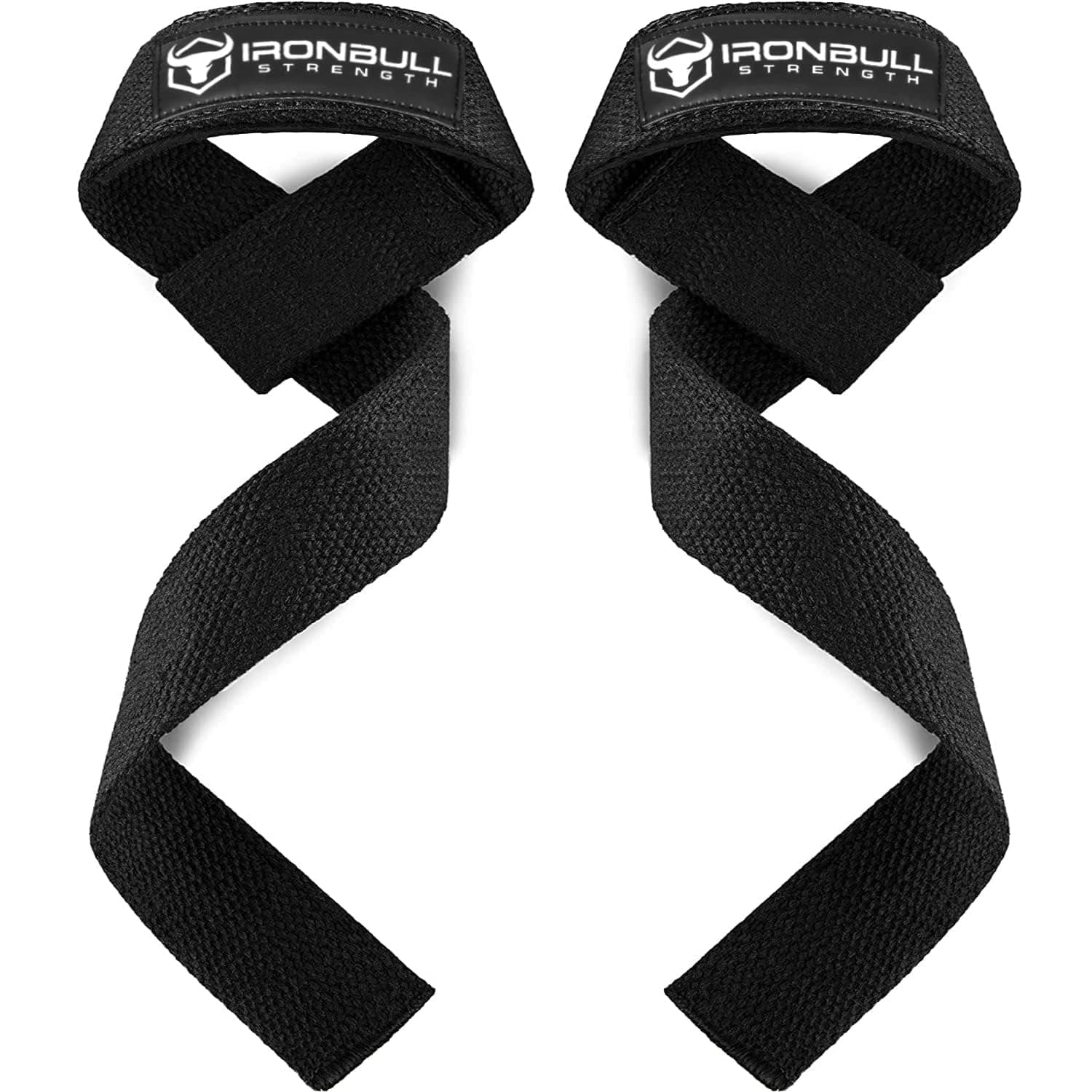 Lifting Straps (1 Pair) - Padded Wrist Support Wraps - For Powerlifting, Bodybuilding, Gym Workout, Strength Training, Deadlifts & Fitness Workout