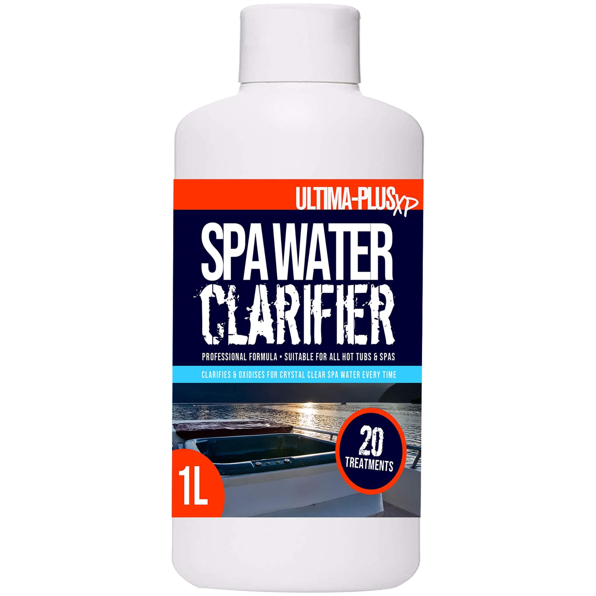 Spa Water Clarifier - Transforms Hot Tub Water From Cloudy and Dirty to Crystal Clear - Suitable for all Hot Tubs, Spas and Pools (1 Litre)