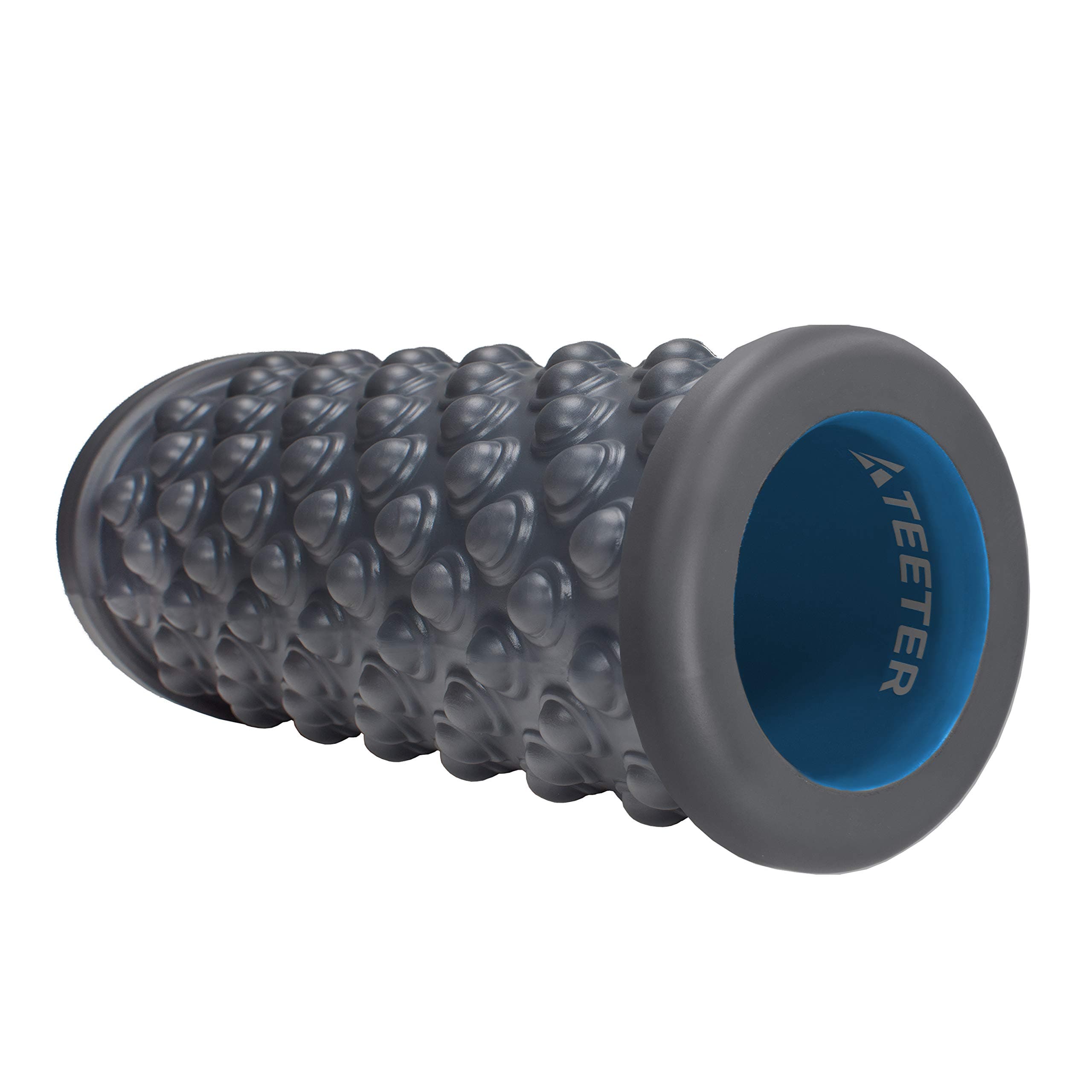 Teeter Massage Foam Roller - Textured for Deep Tissue Muscle Relief to Boost Recovery, Flexibility, Mobility - Back Pain Relief, Sports Massage, Myofascial Release