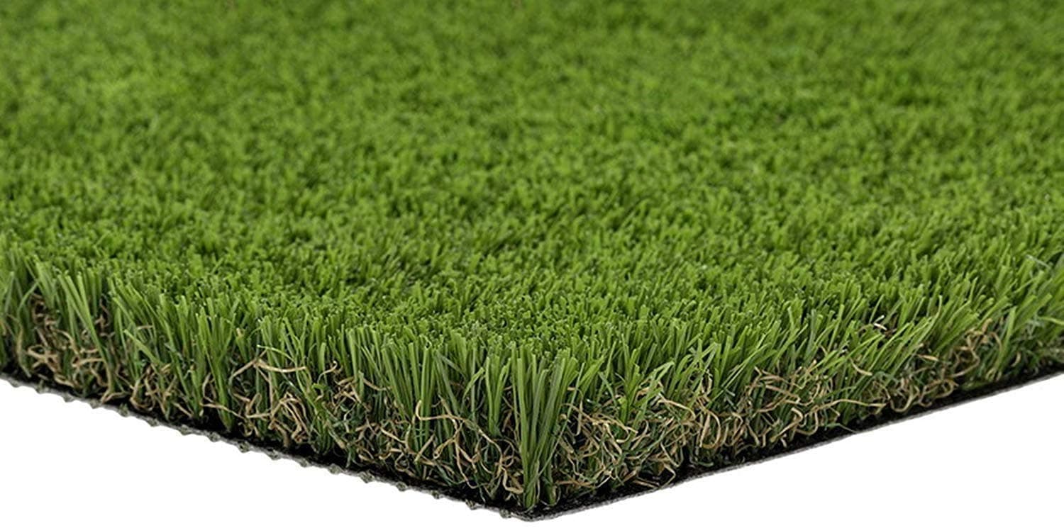 PZG Commerical Artificial Grass Patch w/ Drainage Holes & Rubber Backing | Extra-Heavy & Durable Turf | Lead-Free Fake Grass for Dogs or Outdoor Decor | Total Wt. - 94 oz & Face Wt. 62 oz | 4' x 2'