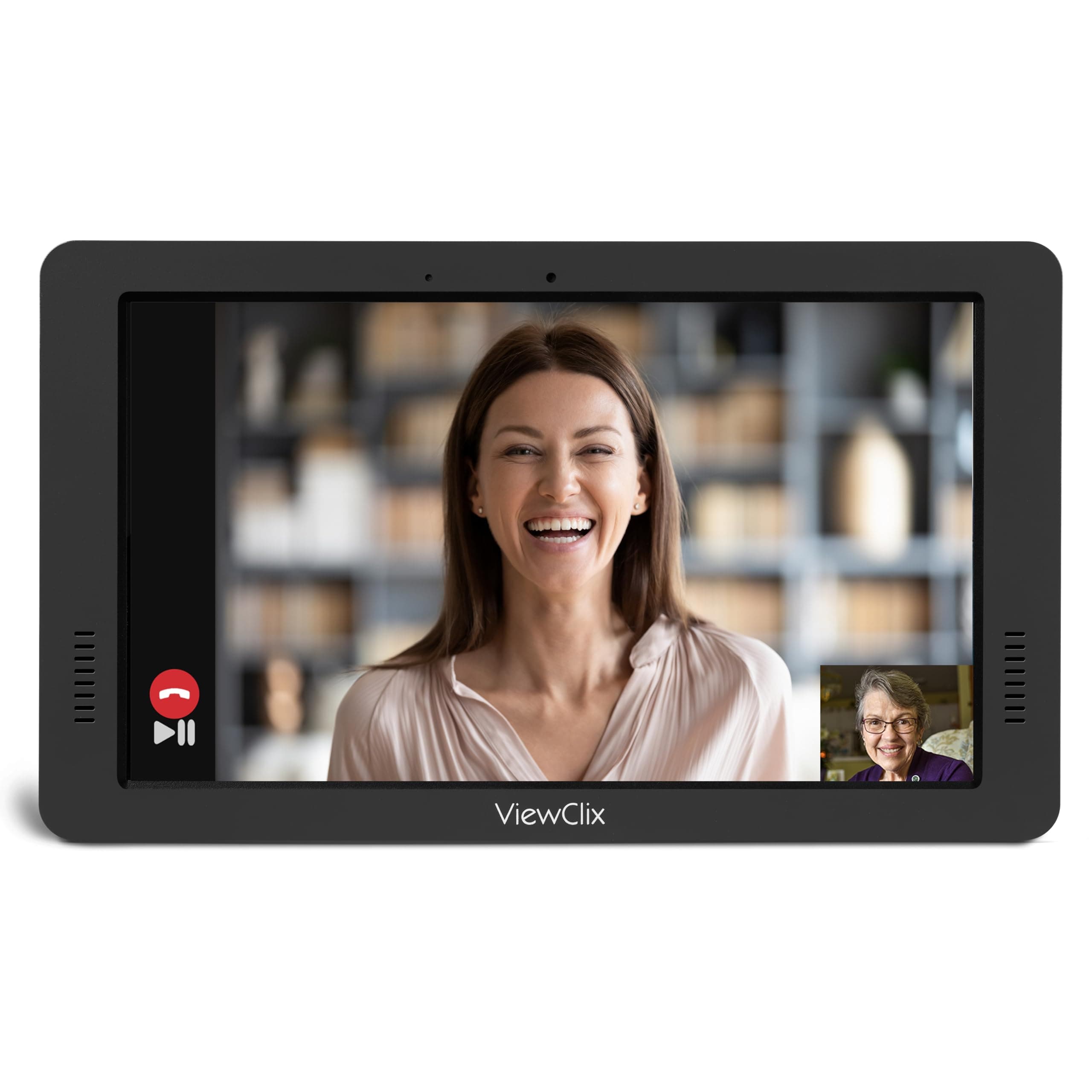 - Smart Frame by ViewClix, The Digital Picture Frame with Video Calling | Share Photos & Videos | Add Captions | Designed for Grandparents | Share from Phone | 1 Month Membership Included, 15.6”