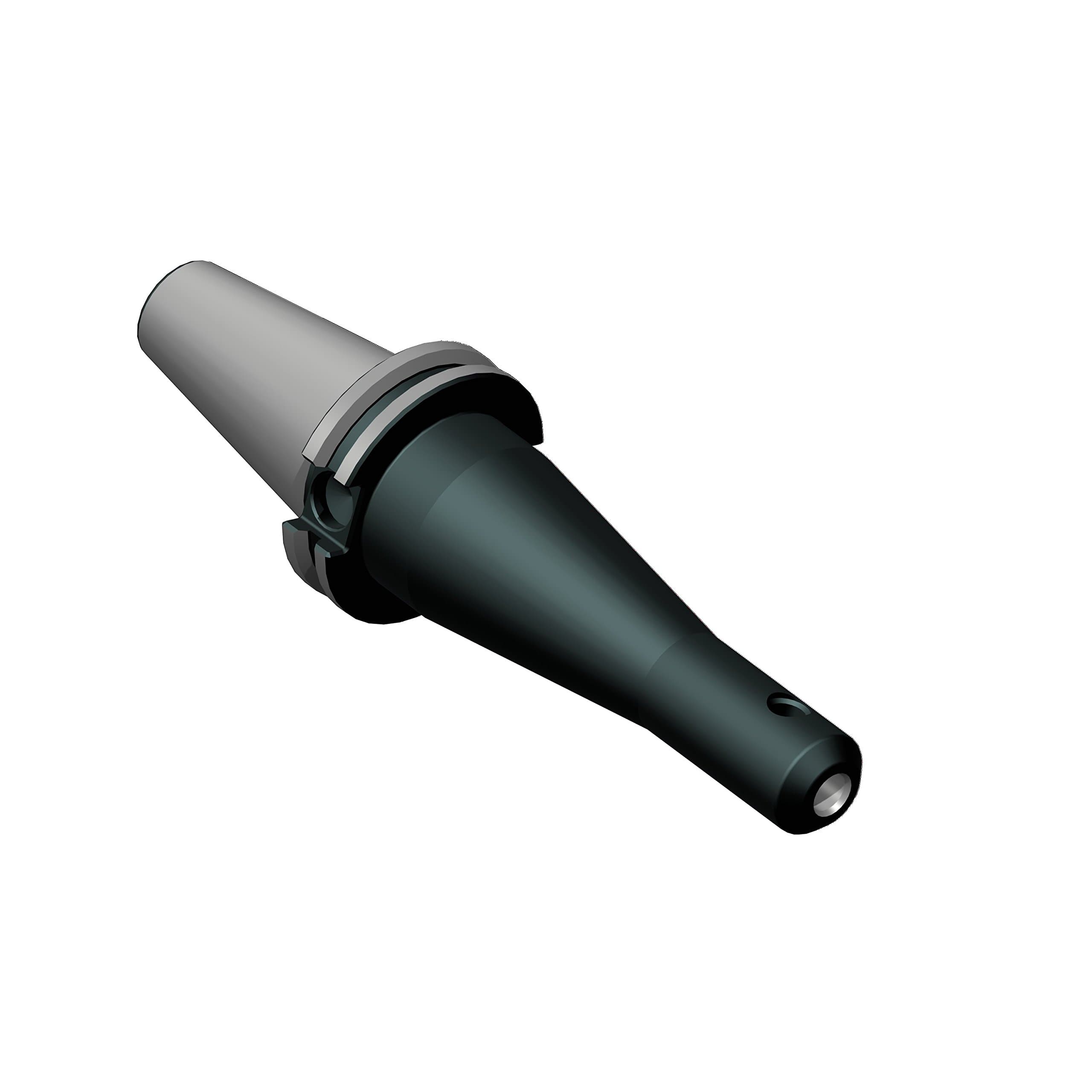 Briney Tooling Systems V40E-038-600 Cat40 End Mill Adapter, 3/8" Item Diameter x 6" Projection Extended Length