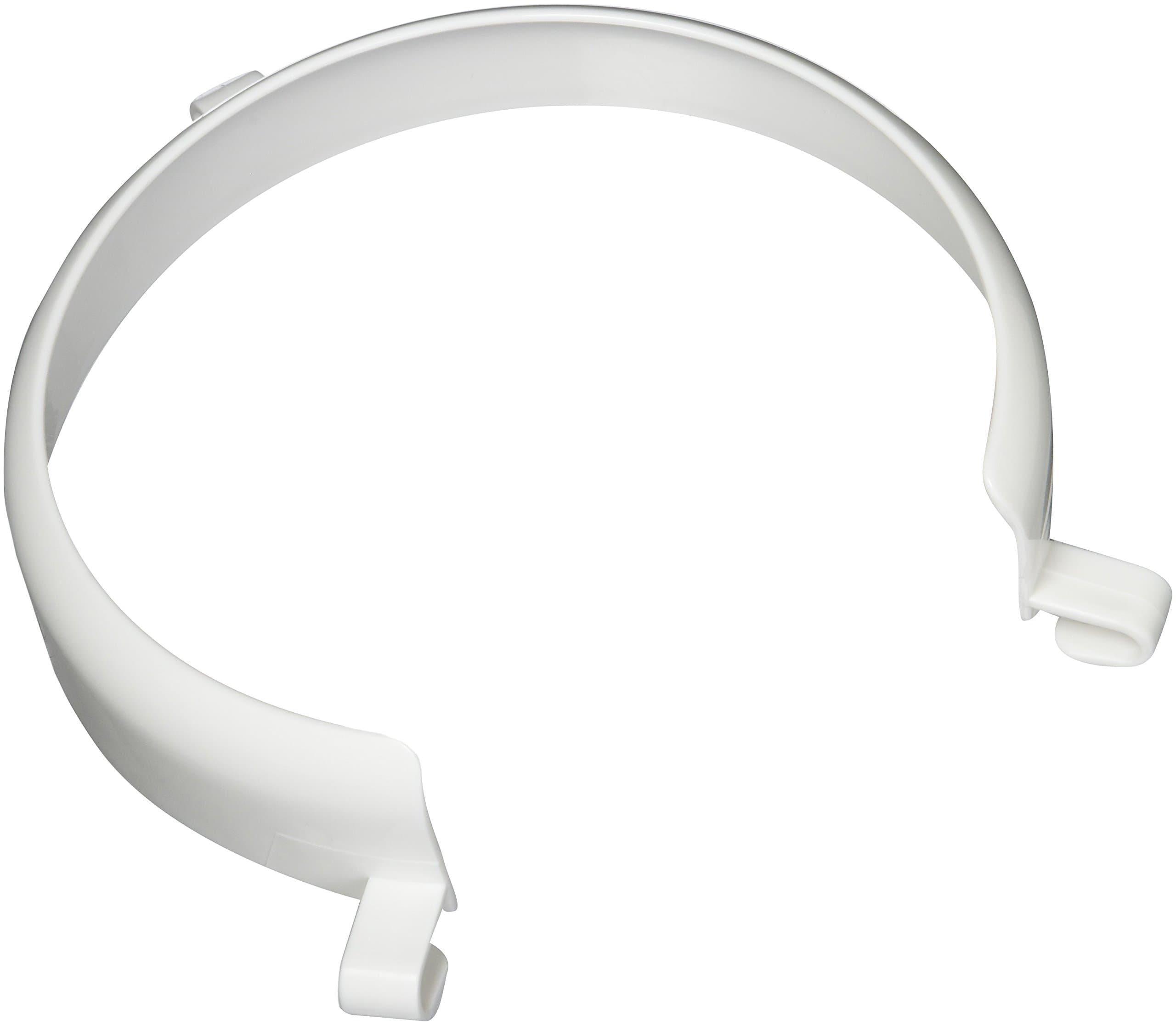 Homecraft 28610 Plastic Plate Guard, Polyethylene,Universal Guard Will Attach to All Standard Dinner Plates, Keeps Food on Dish for Clean & Mess-Free Dining,9-11' Diameter & 1-1/8' High