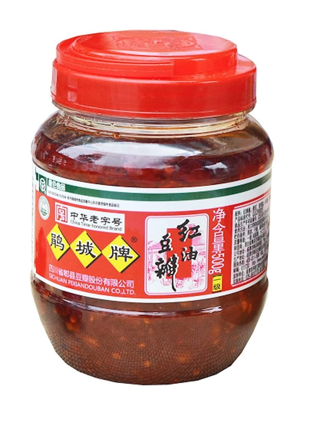Sichuan Pixian Boad Bean Paste with Red Chili Oil - 17.6 oz (500g) | Hong You Dou Ban(Original Pack)