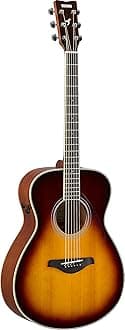 Yamaha FS-TA Concert Size Transacoustic Guitar w/Chorus and Reverb, Brown Sunburst