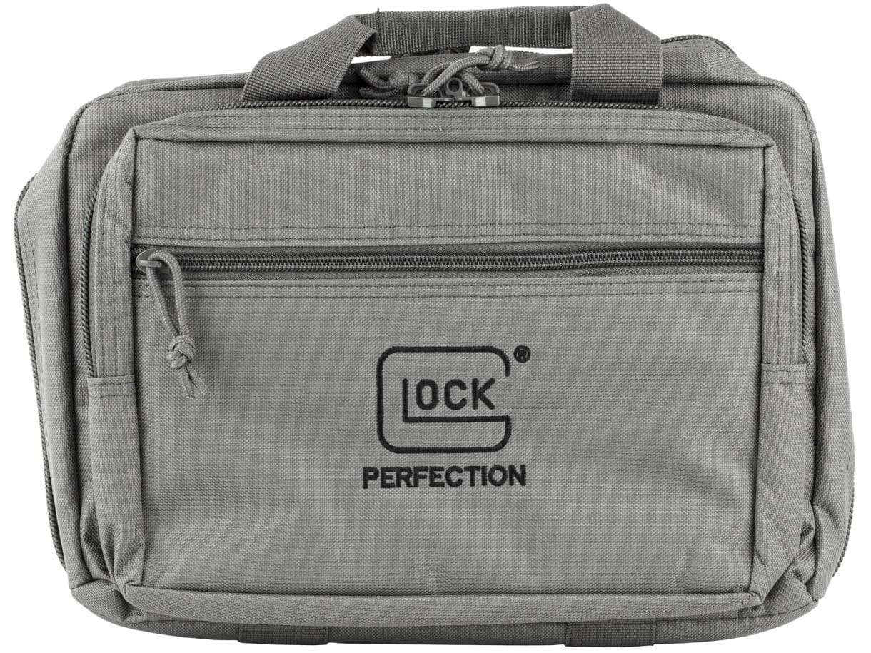 Glock Factory OEM Grey Double Pistol Case Range Bag