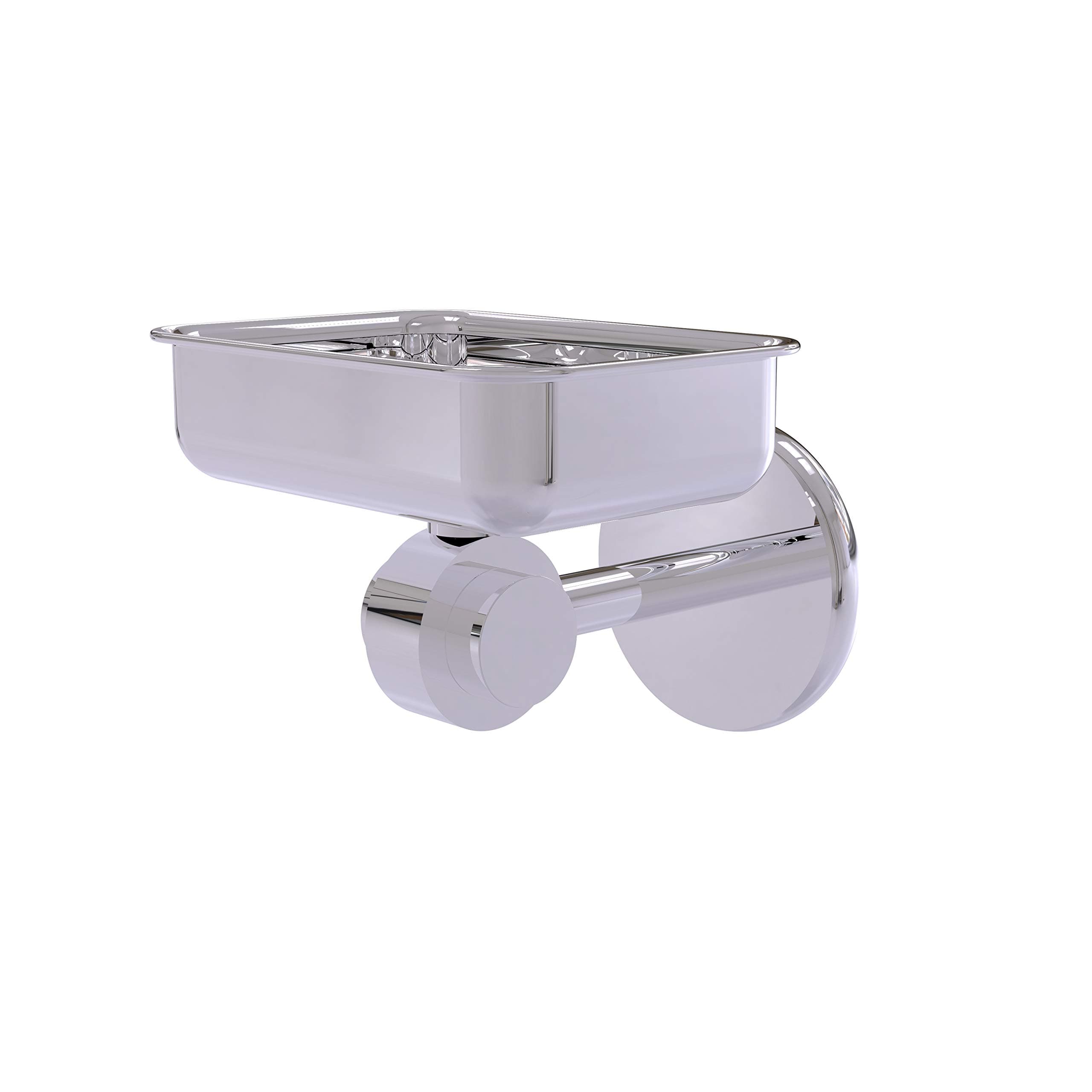 Allied Brass 7232 Satellite Orbit Two Collection Wall Mounted Soap Dish, Polished Chrome
