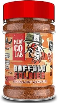 Buffalo Soldier Rub | Ultimate Spice Blend for Buffalo Wings | Unleash the Heat | Perfect for Grilling & Frying | Gluten-Free | 200g