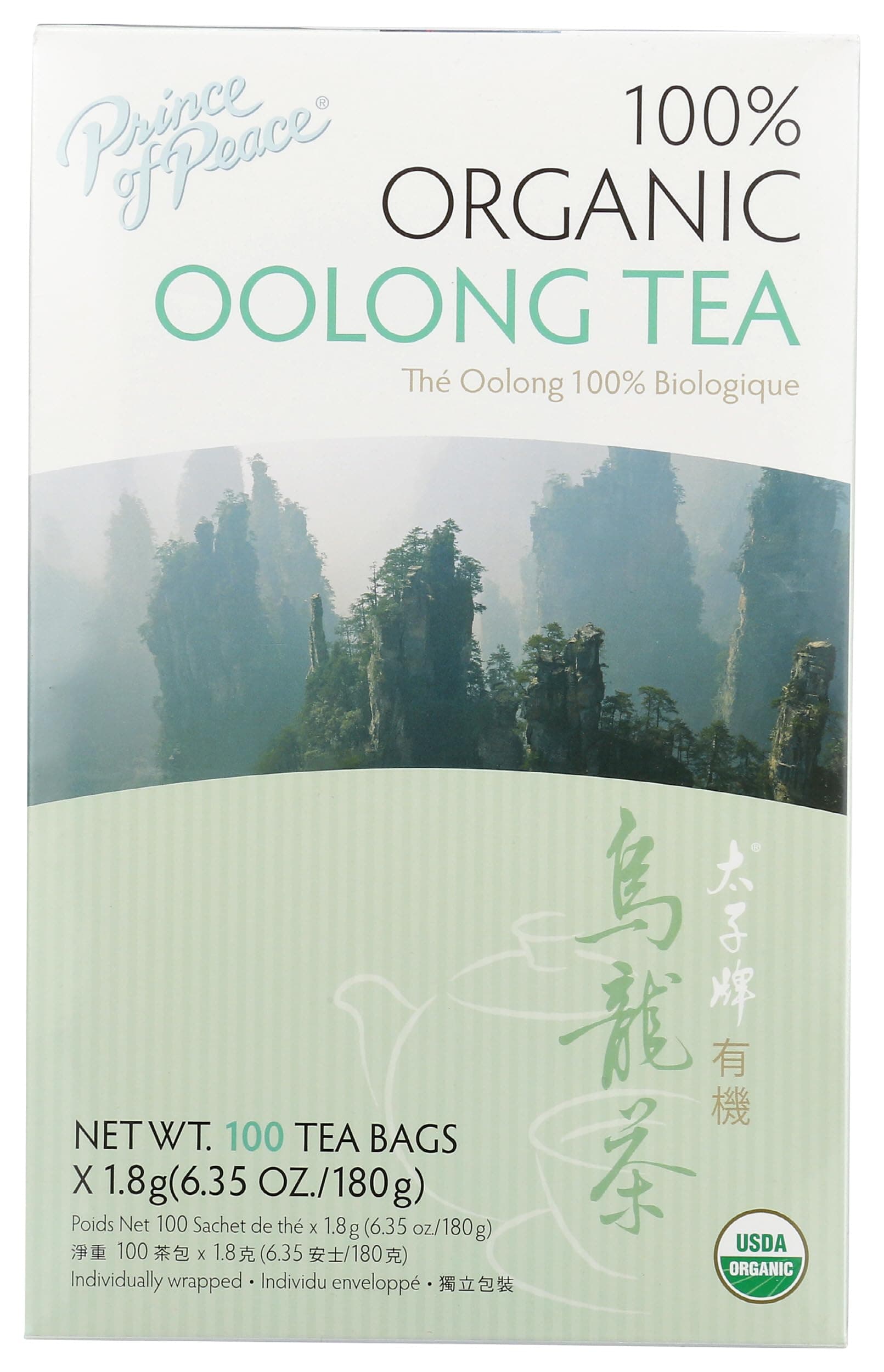Organic Tea, Oolong,100 Tea Bags
