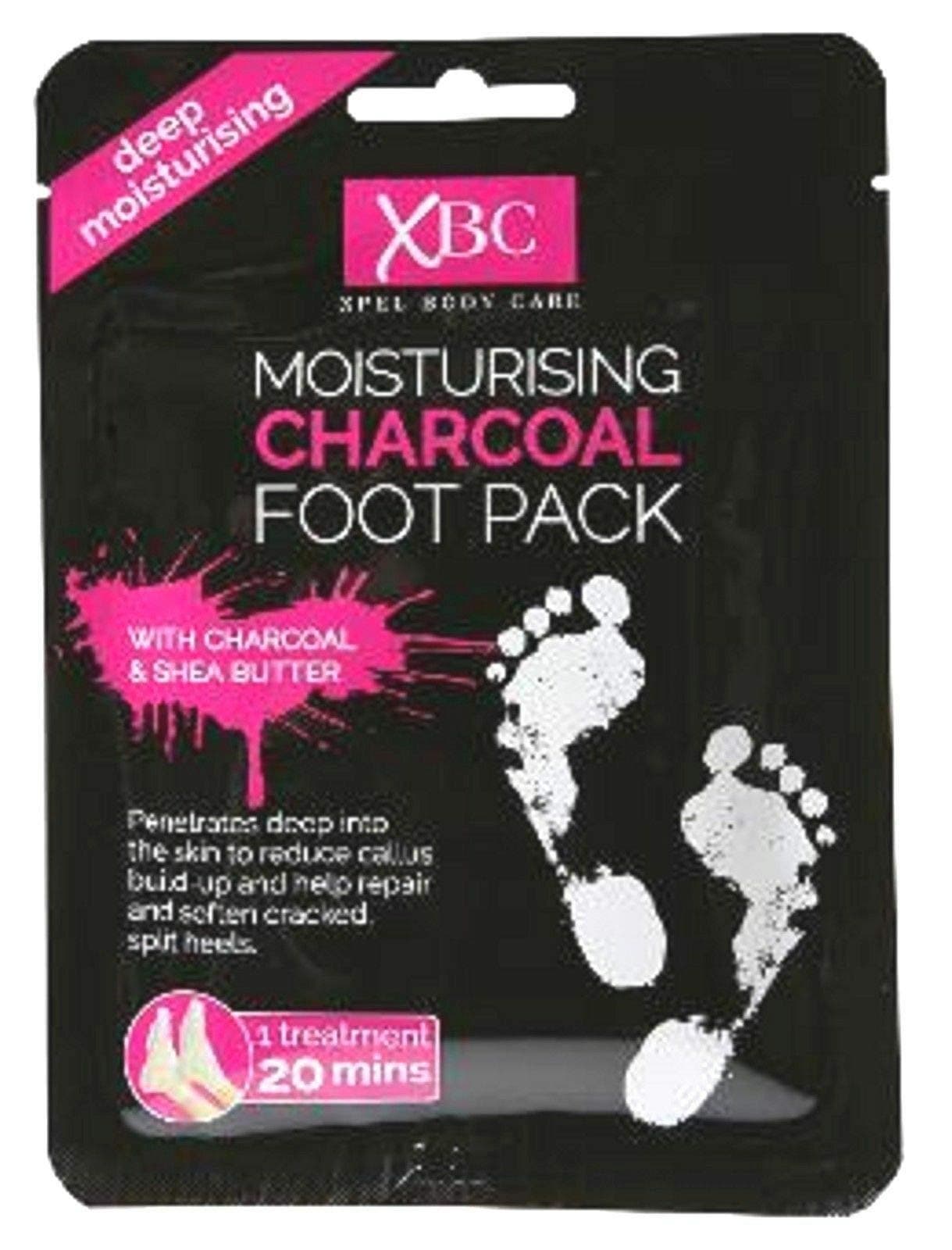 XBC Moisturising Charcoal Foot Pack