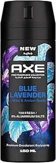 AXE Fine Fragrance Premium Deodorant Body Spray, Blue Lavender, Mint and Amber Scent, 72H Fresh, Aluminium Free, 150ml