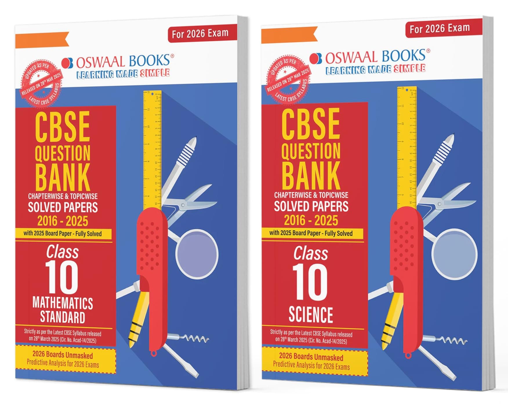 Cbse Question Bank Class 10 Set of 2 Books Maths Standard & Science C