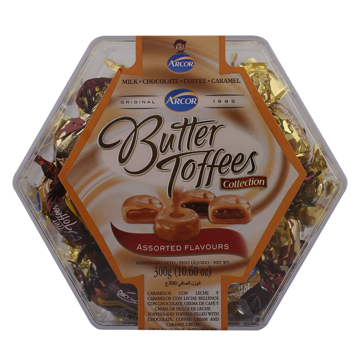 Arcor Assorted Flavours Butter Toffees, 300 gm