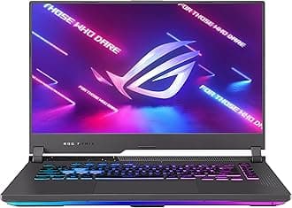 ASUS ROG Strix G15 (2022) Gaming Laptop, 15â€ 16:10 FHD 144Hz, GeForce RTX 3050, AMD Ryzenâ„¢ 7 6800H/HS, 16GB DDR5, 512GB PCIe SSD, Wi-Fi 6E, Windows 11, G513RC-ES73, Eclipse Gray