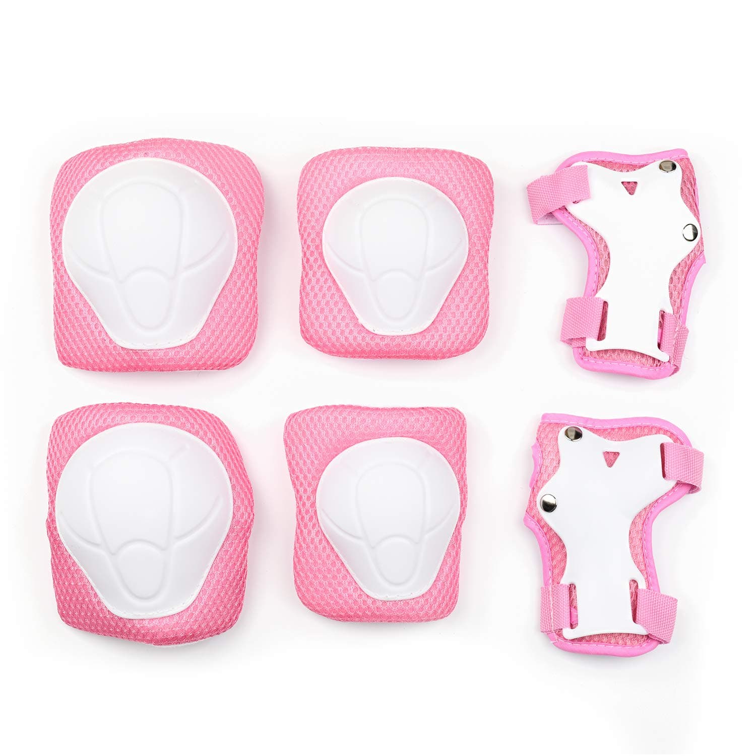 Kids Protective Gear Set, Knee Pads for Rollerblade Roller Skates Skateboard Inline Skatings Scooter Riding Cycling | Youth/Child/Toddler Wrist Guard Elbow Pads for 3-10 Years Boy Girl Children