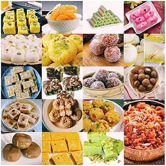 Festival Special Premium Mixed Mithai Delicious Indian Traditional Sweets To Sweeten Up Your Celebration Best Gift For All Occasions Marriage,Diwali,Holi,Raksha Bandhan Sold By Kidzbuzz (800g)