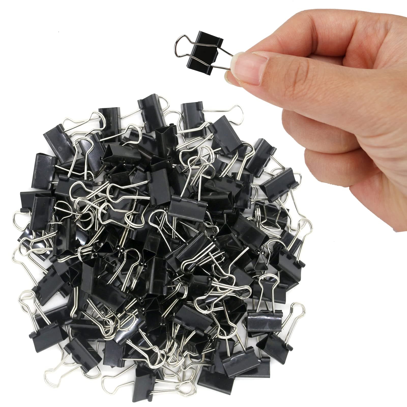 Black Binder Clips