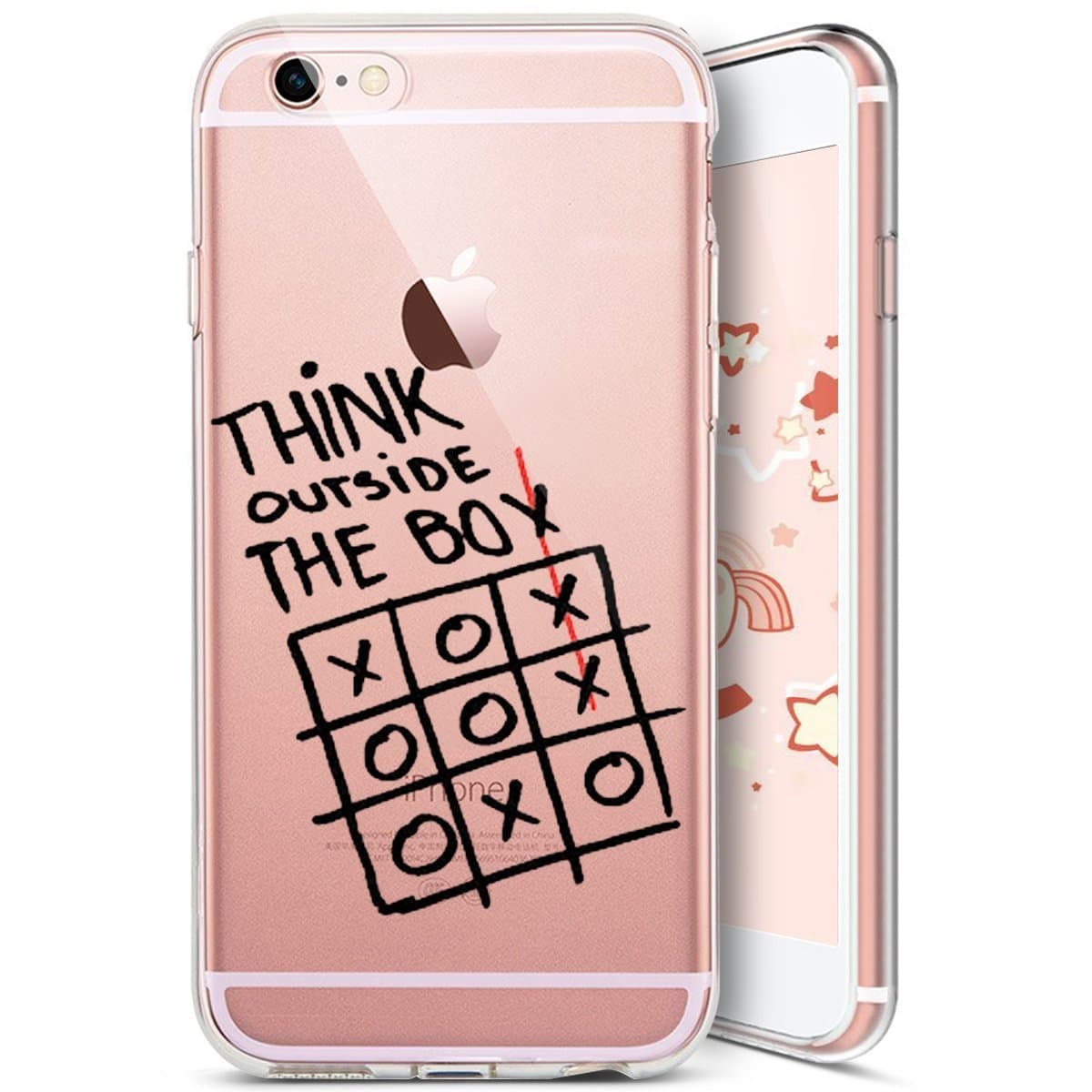 JAWSEU Case Compatible with iPhone 7/iPhone 8 Case, Bling Glitter Soft TPU Silicone Gel Rubber Bumper Transparente Case Ultra Thin Shiny Slim Fit Anti-scratch Shockproof Protective Cover