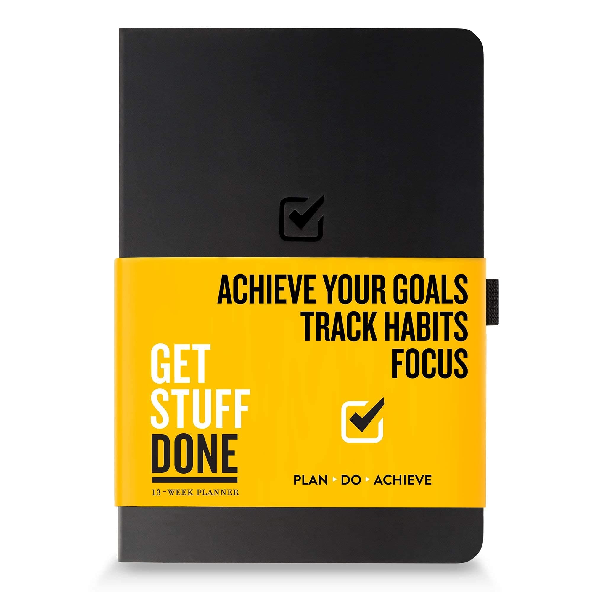 Undated Productivity Journal, 13 Week Planner for Goal Setting Plus 31 Daily Pages, 8.3"x5.5" :: Get the Best from Yourself :: Includes Guide With Tips :: Motivational & Inspirational, for Men & Women