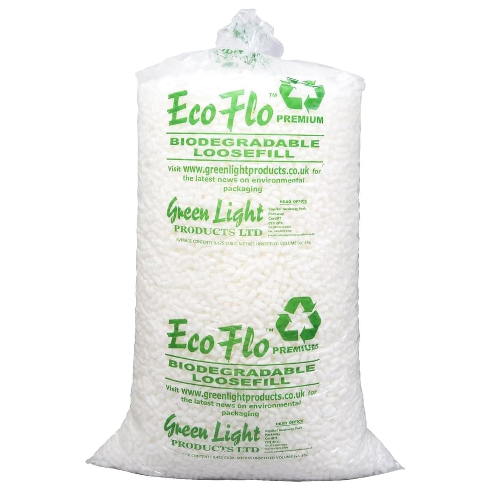 Eco Flo Biodegradable Void Fill Protective Loose Fill Mailing Shipping Packing Peanuts (45 Cubic ECO FLO)