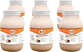 Living Coconut Milk Kefir – Organic, Vegan, Low-Sugar Probiotic for Gut Health & Digestion – Raw Fermented Coconut Drink (Gallon) | by This Chick Is Raw