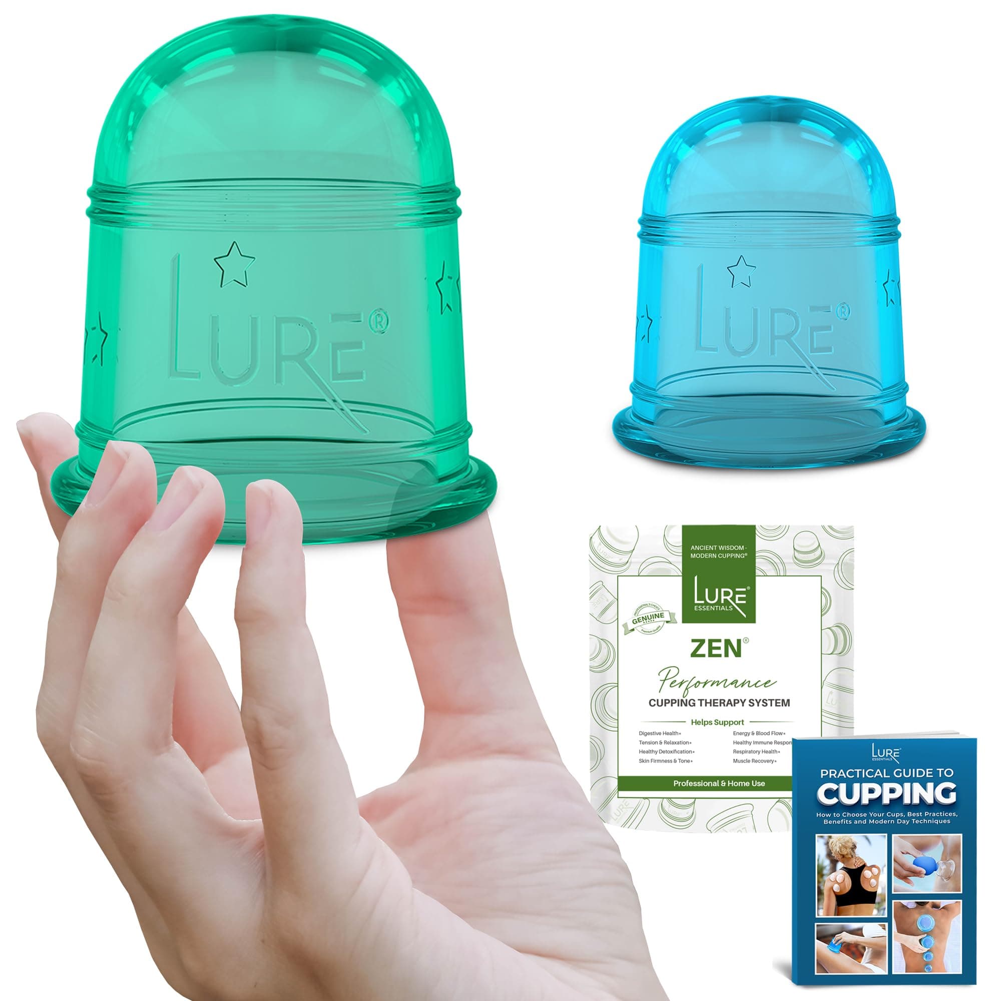 Silicone Cupping Therapy Set Beginner Massage Cupping Cups for Cupping Therapy Cup Kit for Massage, Myofascial Release, Cellulite Reduction