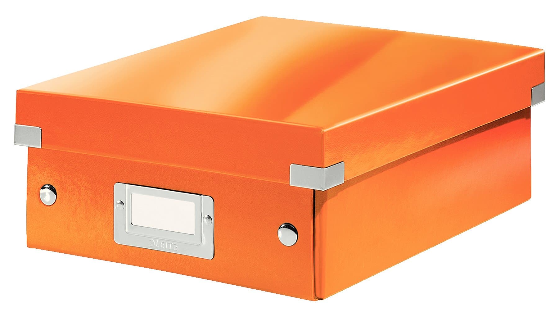 Leitz Organiser Box, Click and Store Range 60570044 - Small, Orange