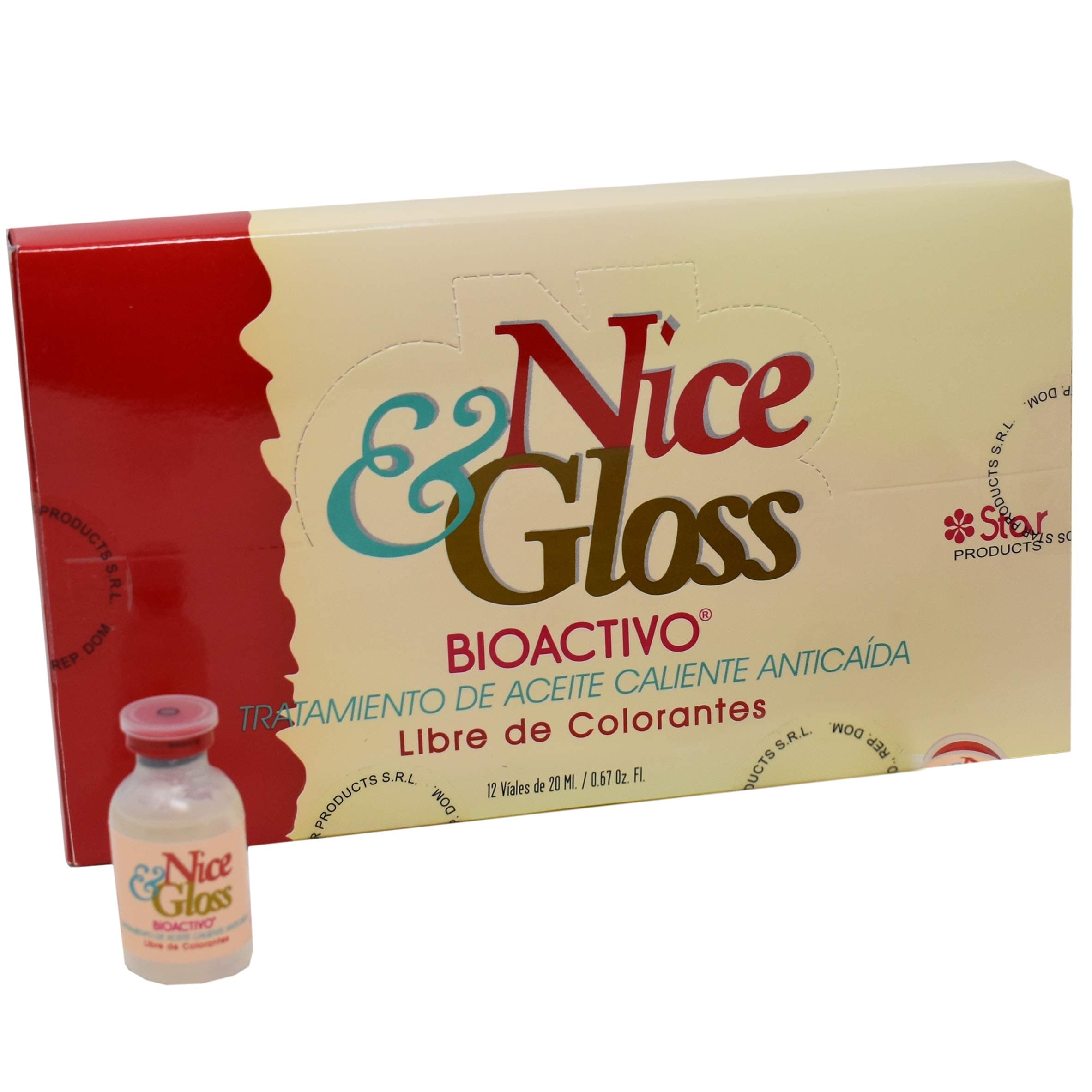 Star Nice and Gloss Hot Oil Treatment 12 Amps.