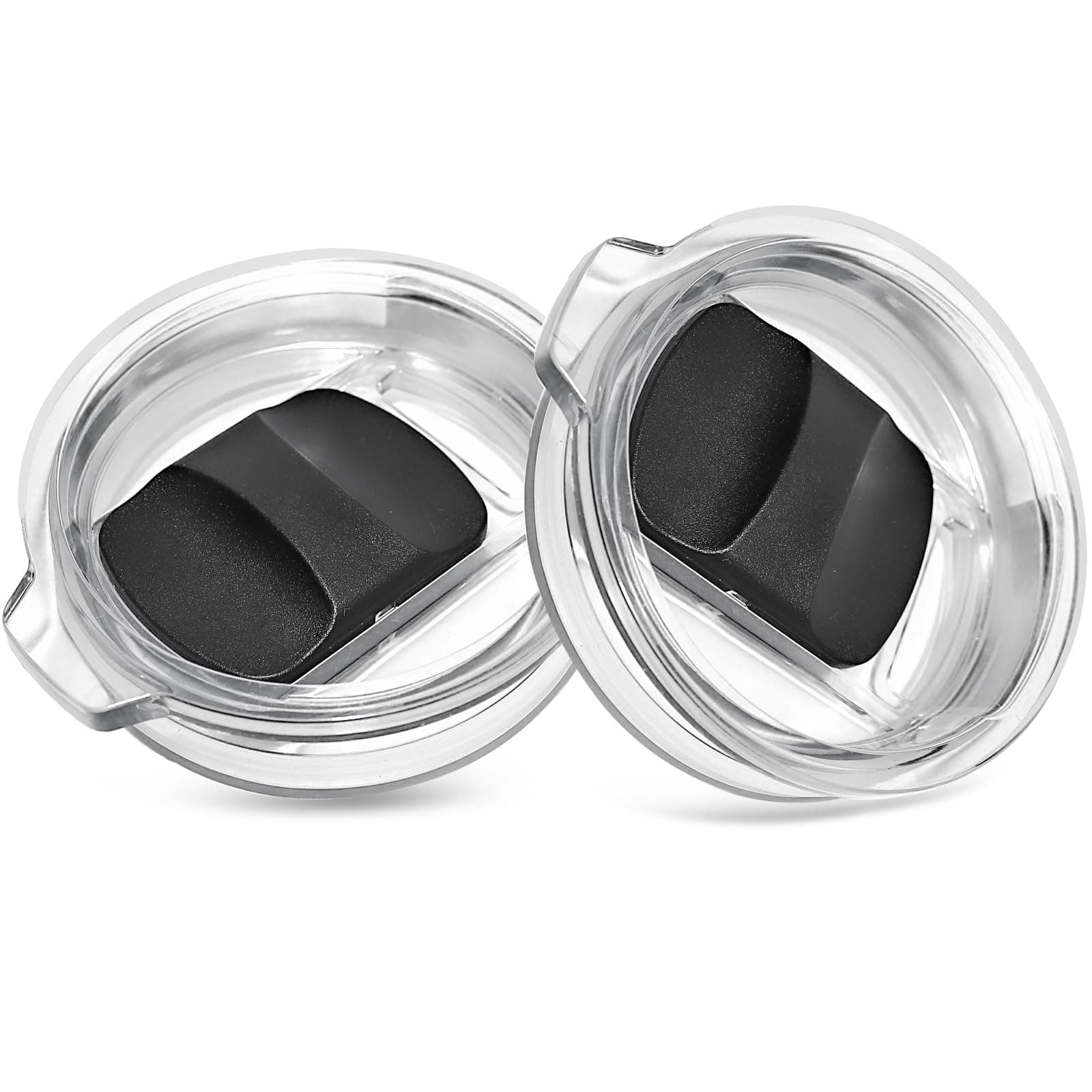 Tumbler Lids for YETI 6 oz/ 8oz/ Stackable Mug & Yeti Rambler 10 oz Tumbler Lid, MagSlider Lids for Yeti Espresso/Coffee Mug 6oz, Replacement Lid for Ye-ti Rambler 10 oz Wine Tumbler (2 Pack)