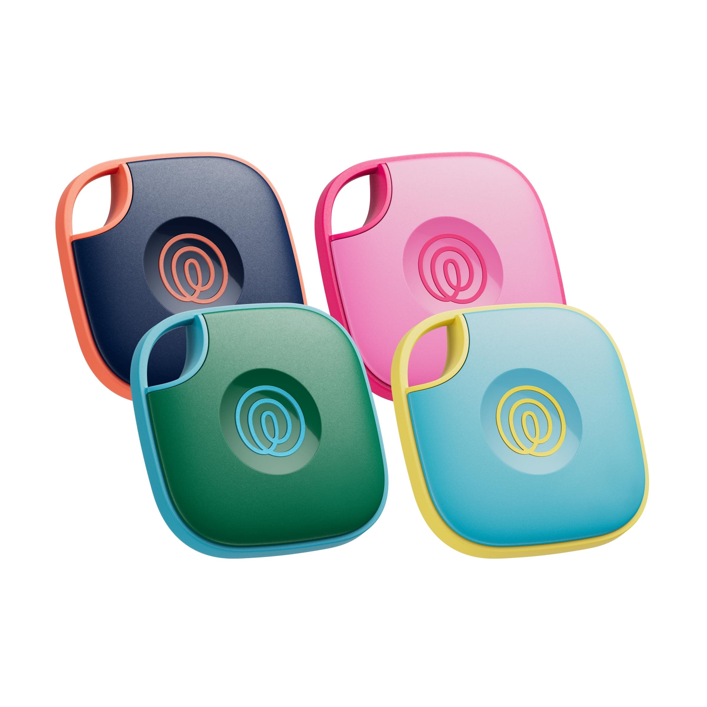 Tile by Life360 Mate - Bluetooth Tracker, Keys Finder and Item Locator for Keys, Bags and More. Phone Finder. Both iOS and Android Compatible. 4-Pack (Colors)