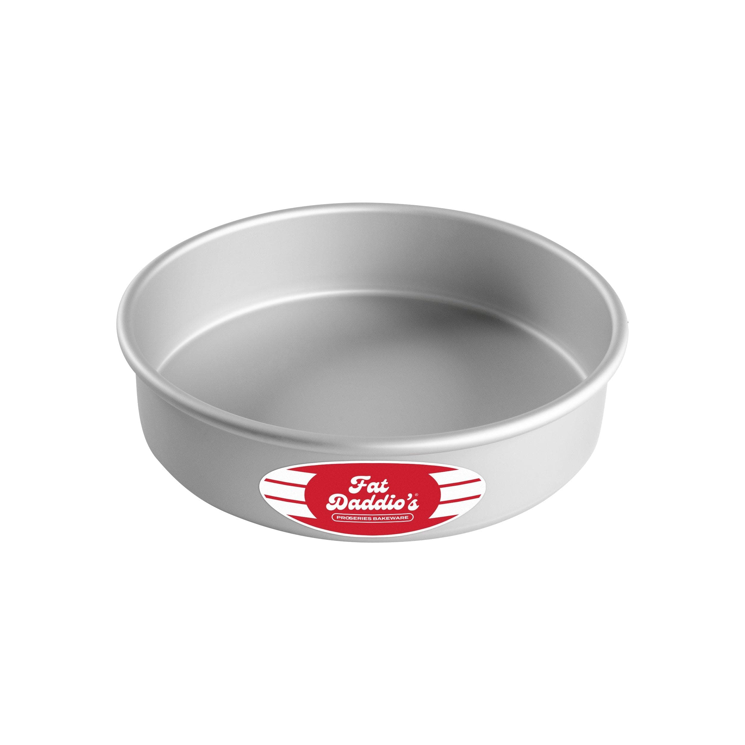 PRD-82 Round Cake Pan, 8 x 2 Inch, Silver