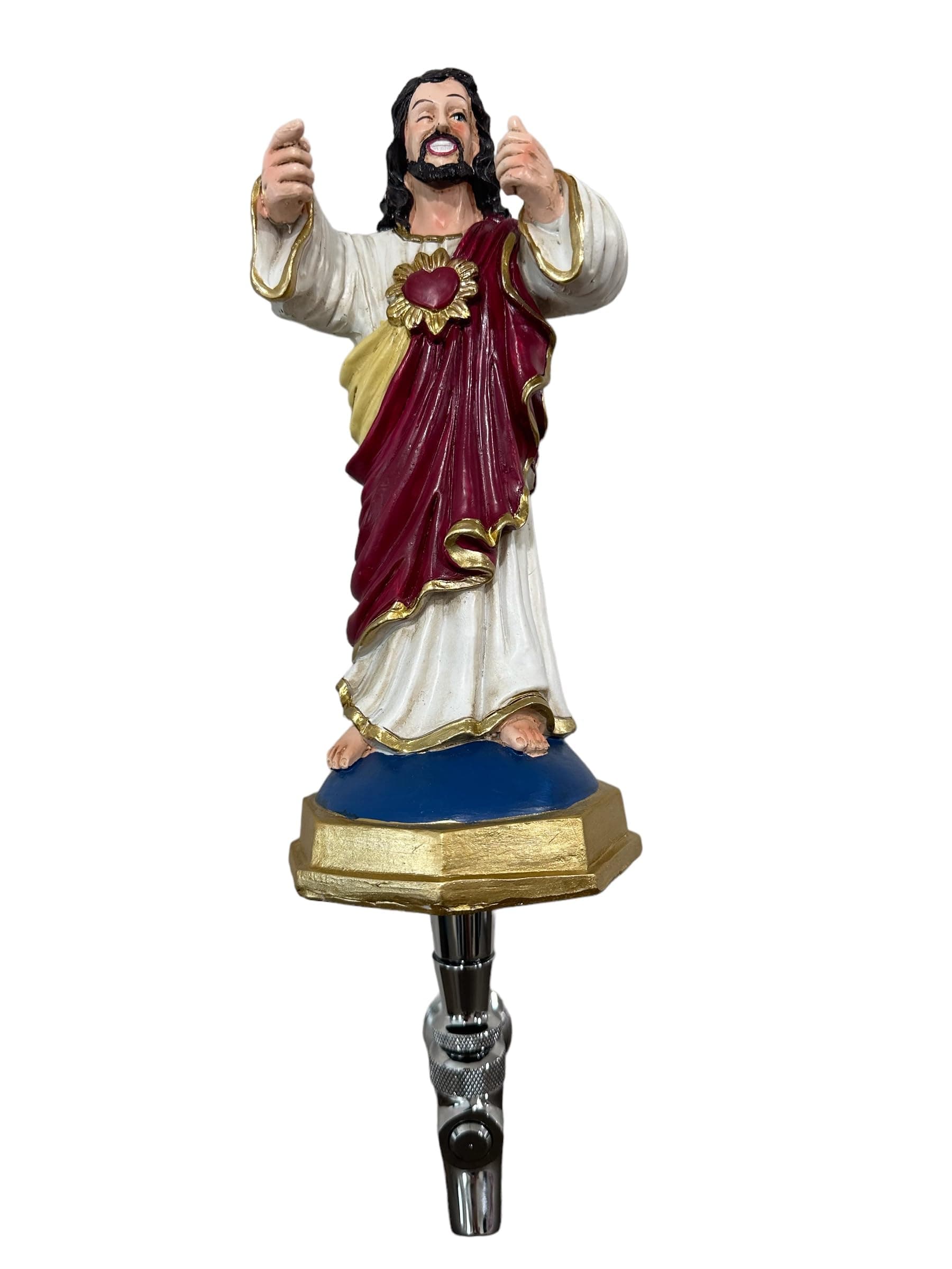 Buddy Jesus Figural Beer Tap Handle Christ