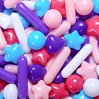 STARBOLO Ball Pit Balls for Toddlers - Macaron Ball Pit Balls Crush Proof Plastic Toy Balls for Toddlers Ball Pits, Ball Pit Play Tent, Baby Pool Water Toys,500pcs