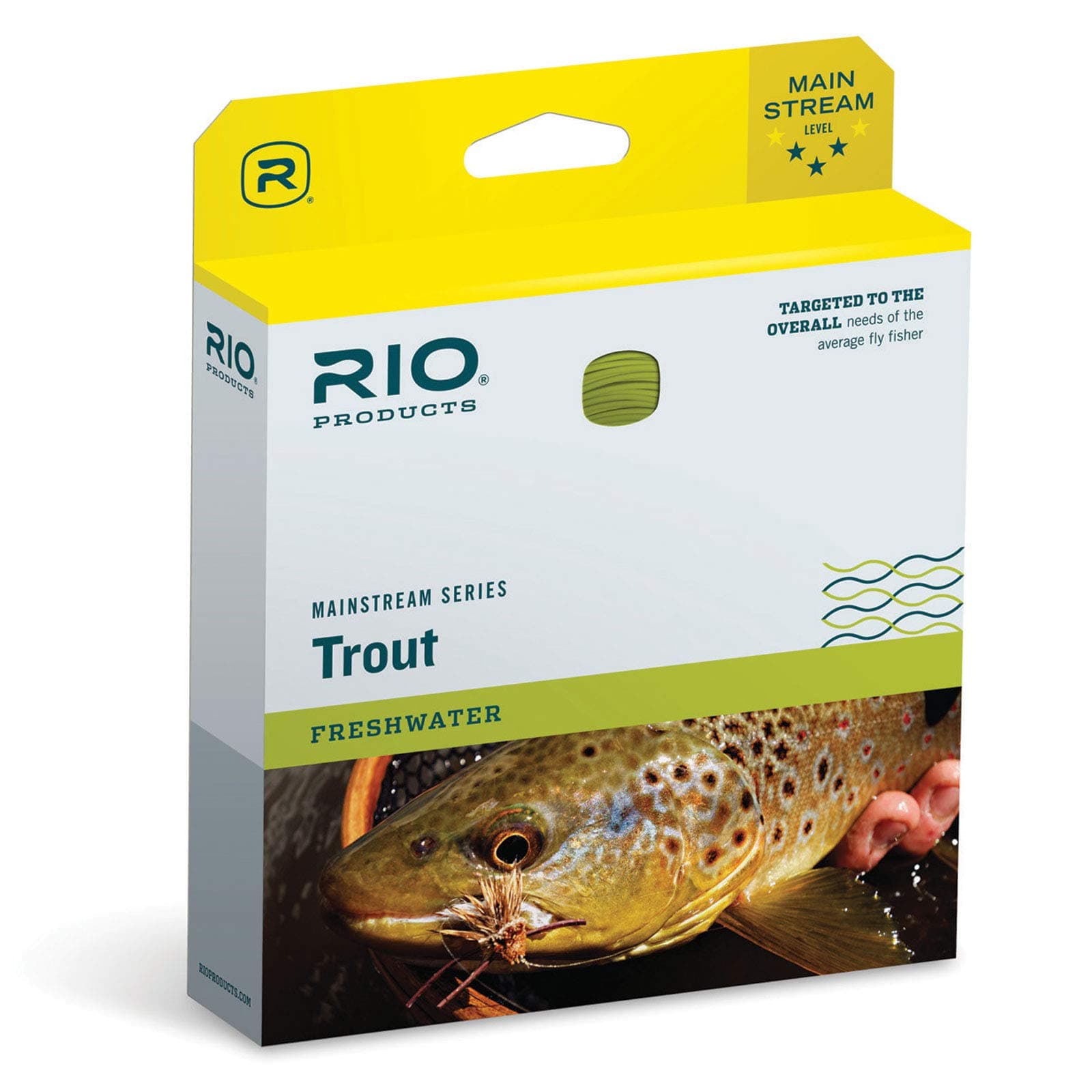 RIO Products Mainstream Trout DT Fly Line - Developed for The Average Fly Fishermen - Easy Casting and Smooth Design - Floating Freshwater Line