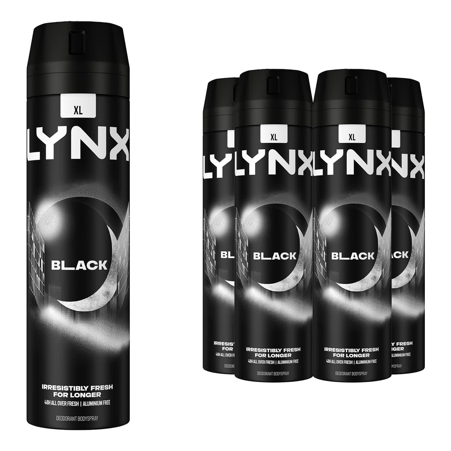 Lynx Black Bodyspray 200 ml x 5 pack