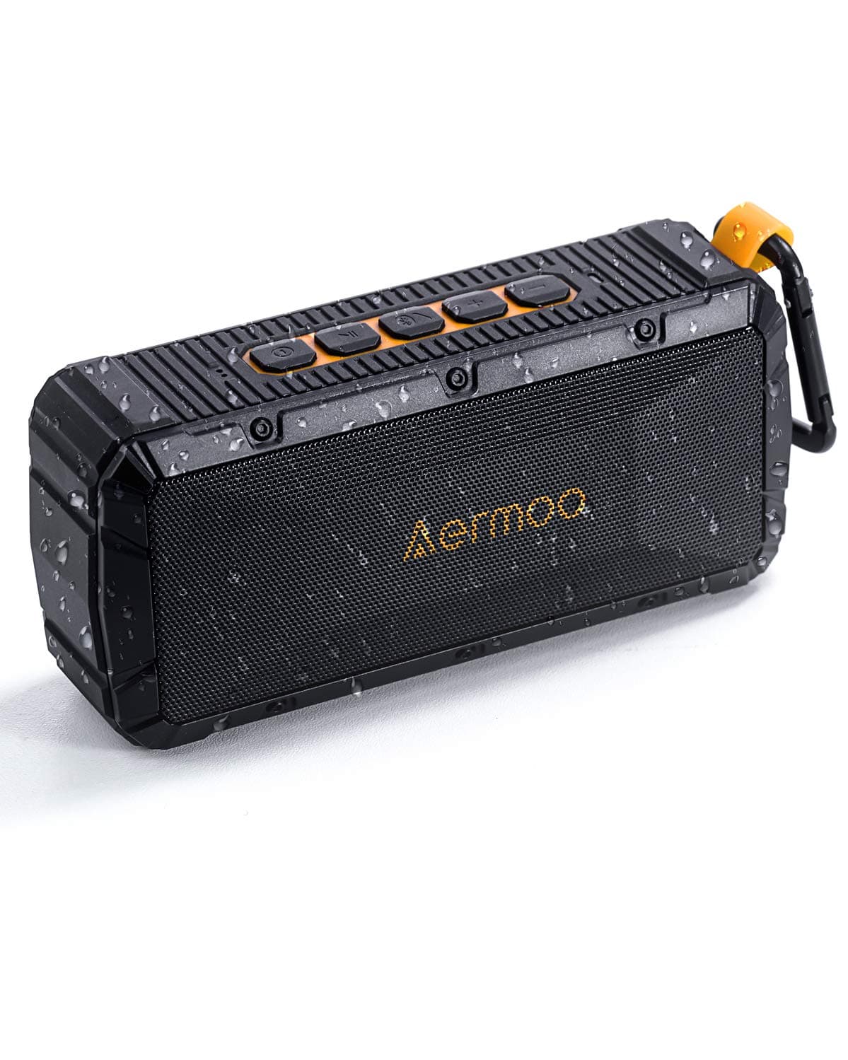 Bluetooth Speakers, Aermoo V1 Wireless Speakers Bluetooth 4.0 with Enhanced Bass, Outdoor Stereo Portable Speakers IPx6 Waterproof & Shockproof, Support TF Card, Microphone and Hands-free Calls