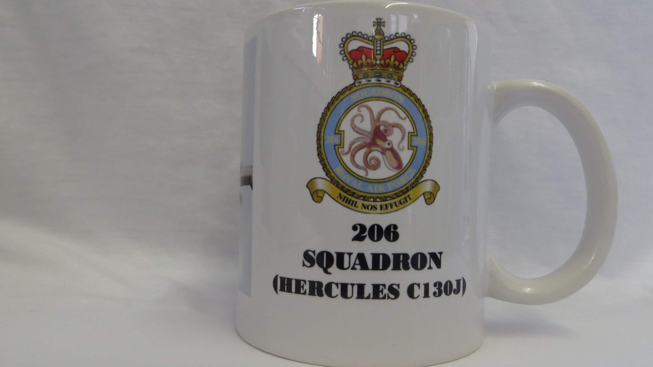 11oz RAF 206 Squadron (Hercules) Personalised Ceramic Coffee Mug